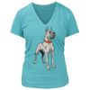 Women's Premium Deep V-Neck T-Shirt Thumbnail