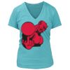 Women's Premium Deep V-Neck T-Shirt Thumbnail