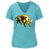 Women's Premium Deep V-Neck T-Shirt Thumbnail