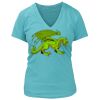 Women's Premium Deep V-Neck T-Shirt Thumbnail