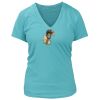 Women's Premium Deep V-Neck T-Shirt Thumbnail
