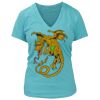 Women's Premium Deep V-Neck T-Shirt Thumbnail