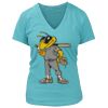 Women's Premium Deep V-Neck T-Shirt Thumbnail