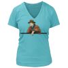 Women's Premium Deep V-Neck T-Shirt Thumbnail