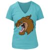 Women's Premium Deep V-Neck T-Shirt Thumbnail