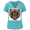 Women's Premium Deep V-Neck T-Shirt Thumbnail