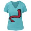 Women's Premium Deep V-Neck T-Shirt Thumbnail