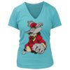 Women's Premium Deep V-Neck T-Shirt Thumbnail