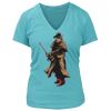 Women's Premium Deep V-Neck T-Shirt Thumbnail