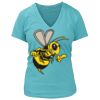 Women's Premium Deep V-Neck T-Shirt Thumbnail