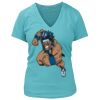 Women's Premium Deep V-Neck T-Shirt Thumbnail