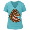 Women's Premium Deep V-Neck T-Shirt Thumbnail