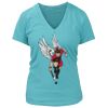 Women's Premium Deep V-Neck T-Shirt Thumbnail