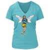 Women's Premium Deep V-Neck T-Shirt Thumbnail