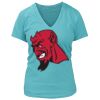 Women's Premium Deep V-Neck T-Shirt Thumbnail