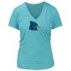 Women's Premium Deep V-Neck T-Shirt Thumbnail