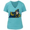 Women's Premium Deep V-Neck T-Shirt Thumbnail