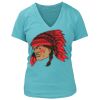 Women's Premium Deep V-Neck T-Shirt Thumbnail