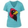 Women's Premium Deep V-Neck T-Shirt Thumbnail