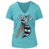 Women's Premium Deep V-Neck T-Shirt Thumbnail