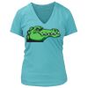 Women's Premium Deep V-Neck T-Shirt Thumbnail