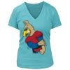 Women's Premium Deep V-Neck T-Shirt Thumbnail