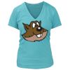 Women's Premium Deep V-Neck T-Shirt Thumbnail