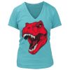 Women's Premium Deep V-Neck T-Shirt Thumbnail