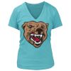 Women's Premium Deep V-Neck T-Shirt Thumbnail
