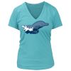 Women's Premium Deep V-Neck T-Shirt Thumbnail