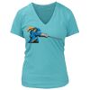 Women's Premium Deep V-Neck T-Shirt Thumbnail
