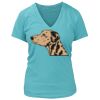 Women's Premium Deep V-Neck T-Shirt Thumbnail
