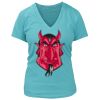 Women's Premium Deep V-Neck T-Shirt Thumbnail