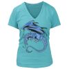 Women's Premium Deep V-Neck T-Shirt Thumbnail