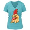 Women's Premium Deep V-Neck T-Shirt Thumbnail