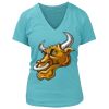 Women's Premium Deep V-Neck T-Shirt Thumbnail