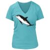 Women's Premium Deep V-Neck T-Shirt Thumbnail