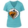 Women's Premium Deep V-Neck T-Shirt Thumbnail