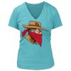 Women's Premium Deep V-Neck T-Shirt Thumbnail