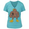 Women's Premium Deep V-Neck T-Shirt Thumbnail