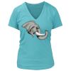 Women's Premium Deep V-Neck T-Shirt Thumbnail