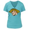 Women's Premium Deep V-Neck T-Shirt Thumbnail