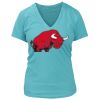 Women's Premium Deep V-Neck T-Shirt Thumbnail