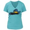 Women's Premium Deep V-Neck T-Shirt Thumbnail