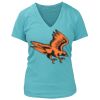 Women's Premium Deep V-Neck T-Shirt Thumbnail