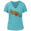 Women's Premium Deep V-Neck T-Shirt Thumbnail