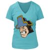 Women's Premium Deep V-Neck T-Shirt Thumbnail