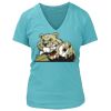 Women's Premium Deep V-Neck T-Shirt Thumbnail