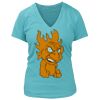 Women's Premium Deep V-Neck T-Shirt Thumbnail