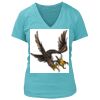 Women's Premium Deep V-Neck T-Shirt Thumbnail